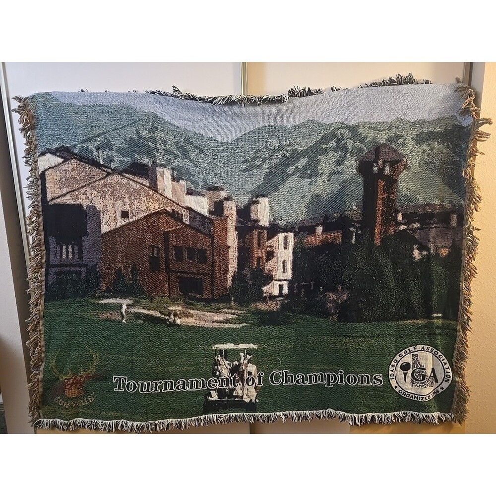 PGA Tournament Of Champions Sun Valley Tapestry Blanket 51x64"